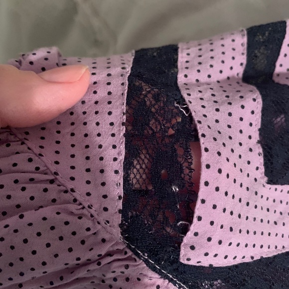 COPY - Free People Voile and Lace Trapeze Dress. - Picture 3 of 4